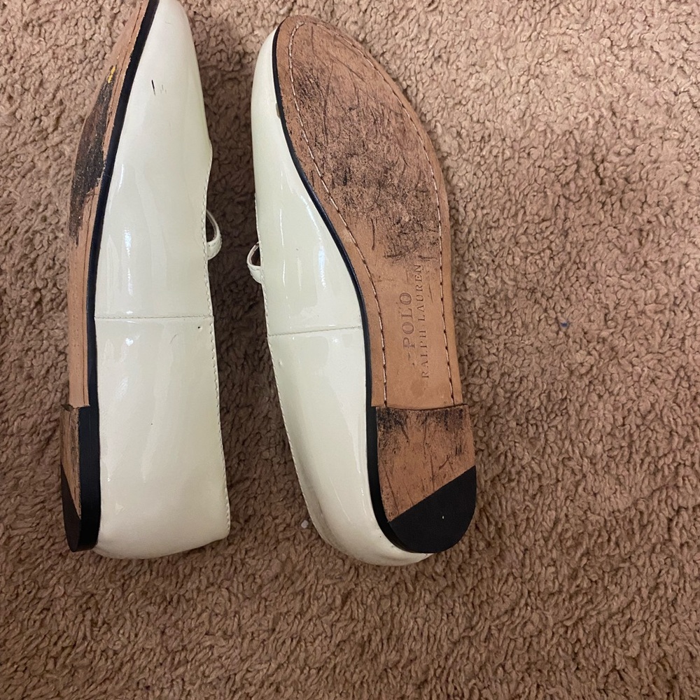 Polo by Ralph Lauren Cream Dress Shoes Elegant Design